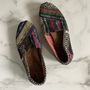 Colorful Toms Slip Ons